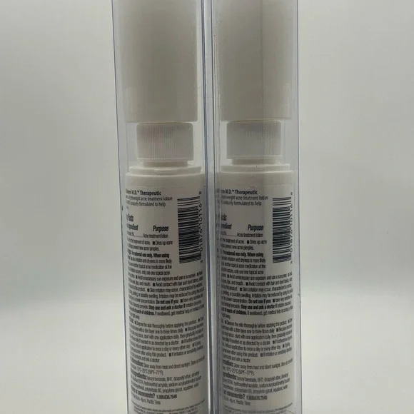 OBAGI MEDICAL CLENZIDERM MD Therapeutic Lotion Benzoyl Peroxide 5% Acne 2 pack